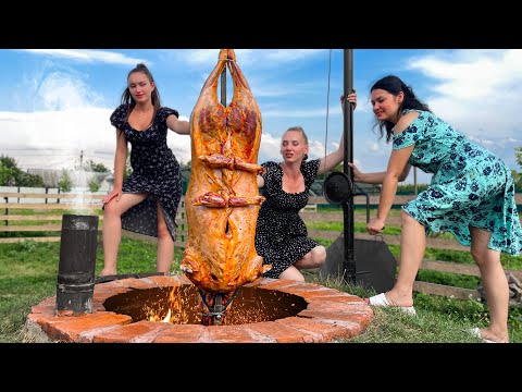 Juicy Cooking of Whole Lamb, Delicious Chicken and Tender Fish