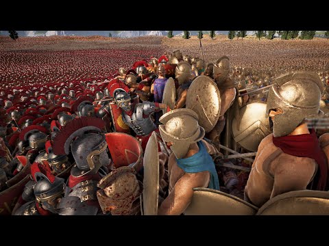 4 Million Roman Soldiers VS 4 Million Spartan Soldiers! - Ultimate Epic Battle Simulator 2 UEBS 2