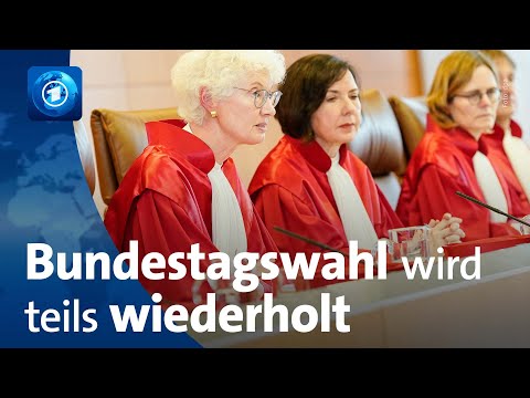 Urteil des Bundesverfassungsgerichts: Bundestagswahl 2021 muss in Berlin zum Teil wiederholt werden