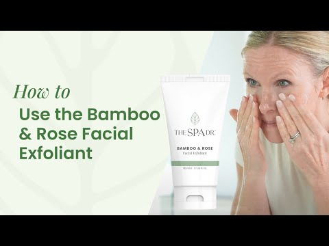 Exfoliate like a pro with Dr. Cates' Bamboo &amp; Rose Facial Exfoliant