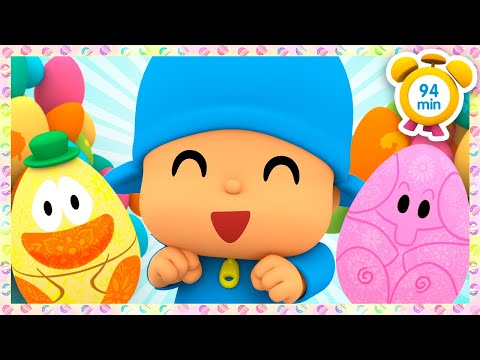 🌈POCOYO ENGLISH -Learn Colors With Surprise Eggs [93 min] Full Episodes |VIDEOS &amp; CARTOONS for KIDS