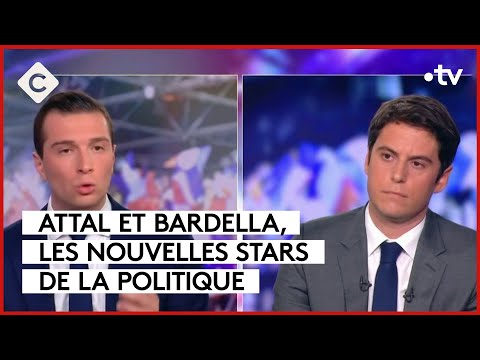 Attal et Bardella, nouvelles stars de la politique - La Story - C &agrave; Vous - 14/12/2023