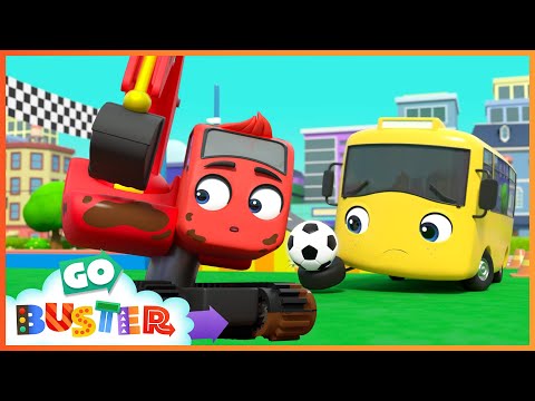 🚧School Sports Day (Cut Down) 🚜 | Go Buster &amp; Digley and Dazey | Kids Construction Truck Cartoons