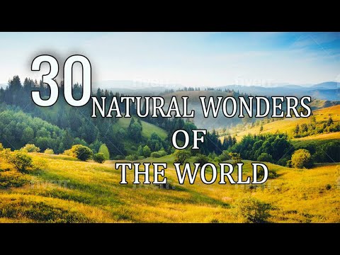 30 Natural Wonders of the World: Drone - Aerial Views with Music