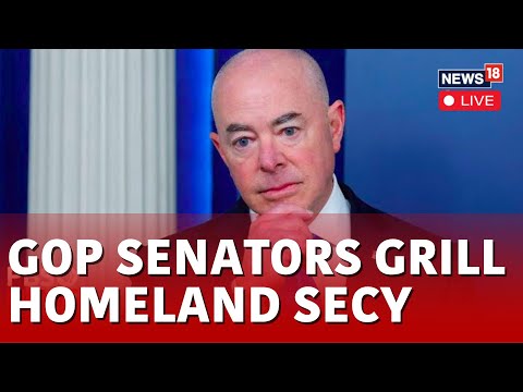 USA News LIVE | Alejandro Mayorkas LIVE News | GOP Senators Grill Alejandro Mayorkas | N18L