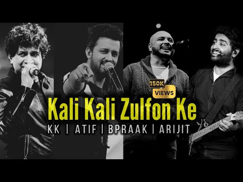 Kali Kali Zulfon ke | Arijit | Atif | Kk | Bpraak | Ai Collab | Lofi