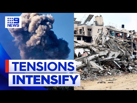 Tensions in Middle East escalate after air strike | 9 News Australia