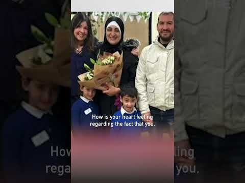 British Palestinian mother returns home and reunites with her children