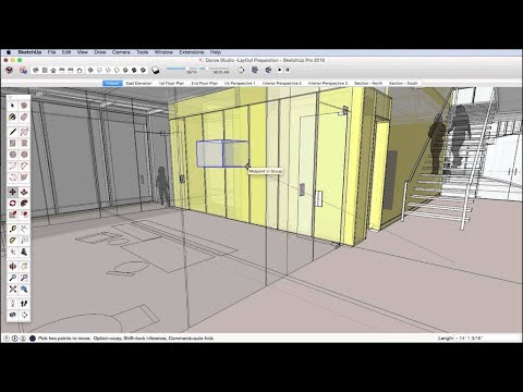 SketchUp Skill Builder: Move with X-ray