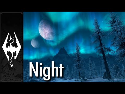 Skyrim - Music &amp; Ambience - Night