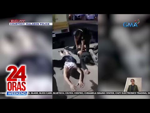 Lalaking naharang sa checkpoint dahil sa dalang baril at iba pang paglabag,... | 24 Oras Weekend