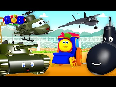 Visit to the Army Camp | Bob The Train Videos &amp; Song | Kids Nursery Rhymes