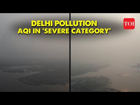 Watch Drone Footage: Delhi&rsquo;s AQI in &lsquo;very poor&rsquo; category again | Central Pollution Control Board