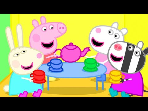 Peppa Pig is Having a Tea Party in Her Tree House | Peppa Pig Official Family Kids Cartoon