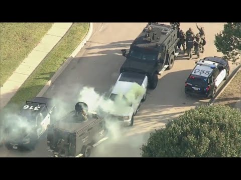 Suspect In Custody After  Fort Worth Police Chase Leads To SWAT Standoff In Subdivision