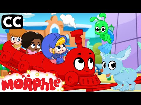 All Aboard the Animal Train | Mila &amp; Morphle Literacy | Cartoons with Subtitles