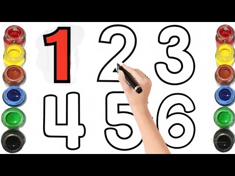 One Two Three, Kids Rhymes, 1 To 100 Counting, 123 Numbers, Learn To Count, Numbers Song