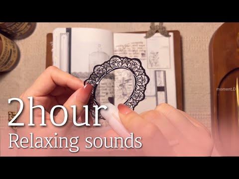 ✨2HR ASMR for sleep✨ 수면용, 작업용, 공부용 영상 다꾸 모음 편안한 소리 28 relaxing sounds 