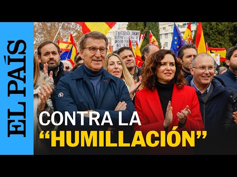 AMNIST&Iacute;A | La &quot;humillaci&oacute;n&quot; del mediador y otros titulares de la manifestaci&oacute;n del PP | EL PA&Iacute;S