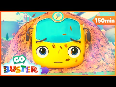 How to Clean Up in Autumn 🍂 | Go Learn With Buster | Videos for Kids