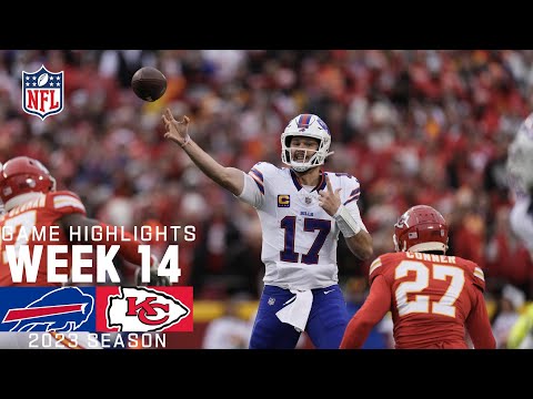 Buffalo Bills vs. Kansas City Chiefs | 2023 Week 14 Game Highlights