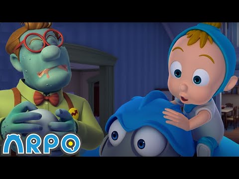 Run for Your Life | Baby Daniel and ARPO The Robot Scary Kids Story | Funny Cartoon Robot for Kids