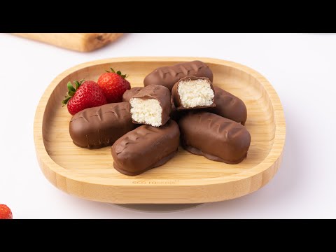 Homemade Bounty Bars | 4 ingredients only!