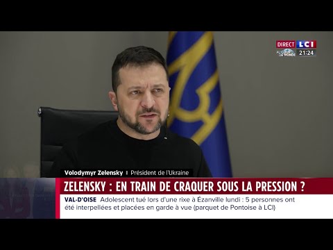 Zelensky : en train de craquer sous la pression ?