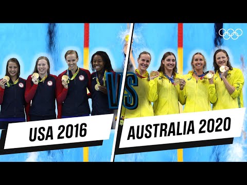 2016 USA 🆚 2020 Australia - 4&times;100m medley relay