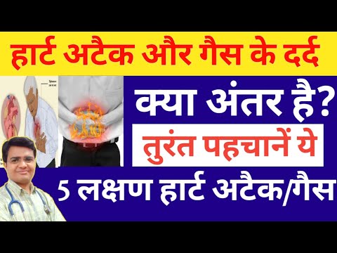 हार्ट अटैक (Heart Attack) और गैस (Acidity) के दर्द में क्या अंतर है || Heart Attack Pain Vs Gas Pain