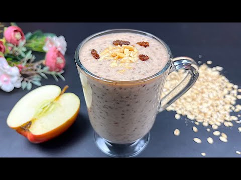 A highly nutritious and calcium-rich slimming oat cocktail