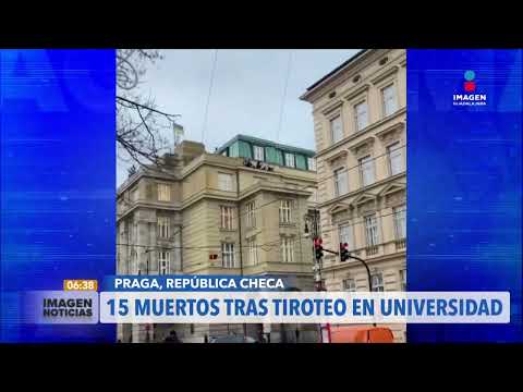 Tiroteo en universidad deja 15 muertos en Praga | Imagen GDL con Ricardo Camarena