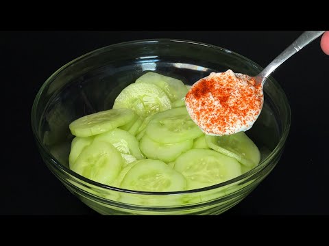 I eat and lose weight every day! Why didn't I know about this recipe before? yogurt and cucumber