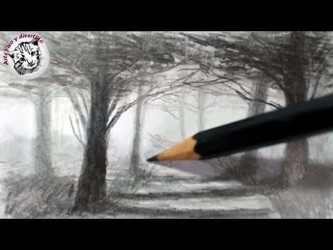 Como Dibujar un Bosque y lograr Profundidad y Atmosfera Tecnica de Dibujo a l&aacute;piz