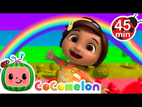 Nina's Rainbow Song | @Cocomelon - Nursery Rhymes | Colors for Kids