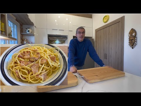 La Pasta alla Carbonara di Luca Vincitore Tele Italia. ricetta facile. Pronta in 15 minuti