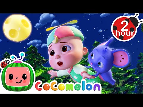 Little Moon Song + More CoComelon Animal Time | 2 Hours of CoComelon Nursery Rhymes