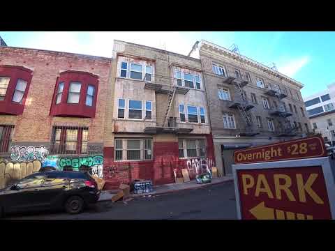 Tenderloin San Francisco - homeless people, zombies, garbage and crime