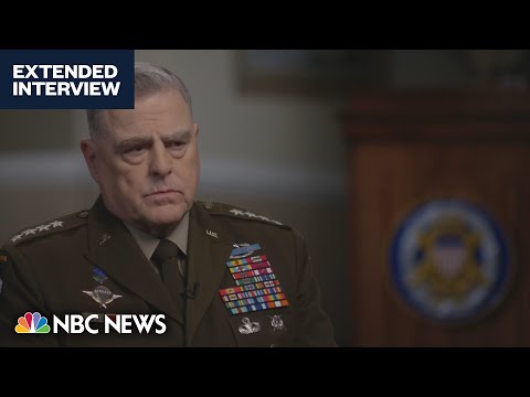 Gen. Mark Milley, retired Joint Chiefs of Staff Chairman sits down with Lester Holt