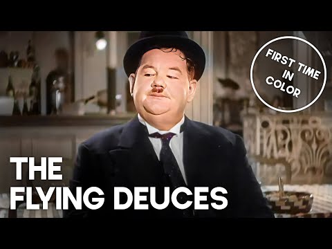 The Flying Deuces | COLORIZED | LAUREL &amp; HARDY | Classic Movie