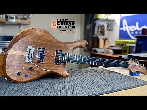 Great Guitar Build Off 2023 Invitational - Recycled Blackwood Guitar