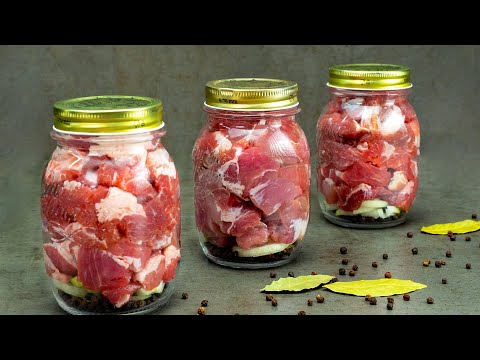 Old German recipe for meat in a jar, from grandfather's book! Simple and delicious