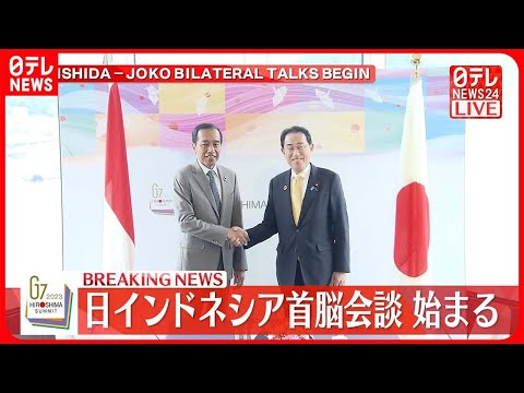 【速報】岸田首相とインドネシアのジョコ大統領　首脳会談はじまる