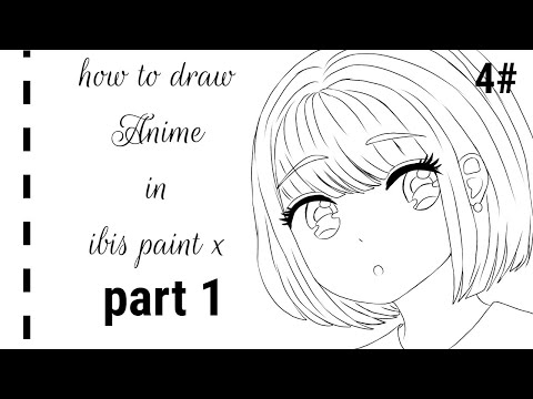 How to draw cute Anime character in ibis paint x  beginner tutorial [ part 1] #4