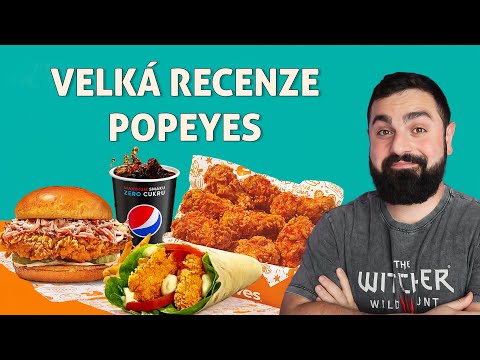 POPEYES - Jak&amp;yacute; je nov&amp;yacute; Fast Food? Ochutn&amp;aacute;vka cel&amp;eacute;ho menu.