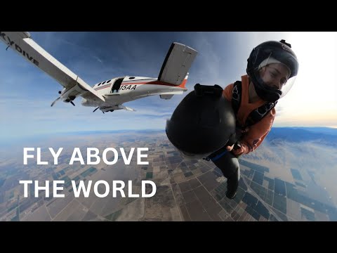 Beautiful Magic Carpet Ride Skydive | Immersive 360 VR