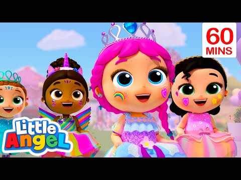 This is the Way we Dress like a Princess for Halloween | Nursery Rhymes for kids - Little Angel