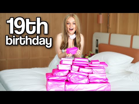 Mia's 19th Birthday Opening Presents! | Family Fizz