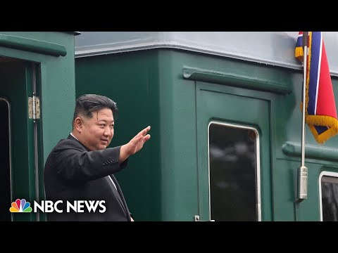 North Korean leader Kim Jong Un departs on armored train after Russia visit