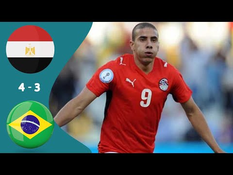 جن جنون عصام الشوالي🔥🔥 البرازيل ومصر 4-3 كأس القارات 2009  جودة عالية